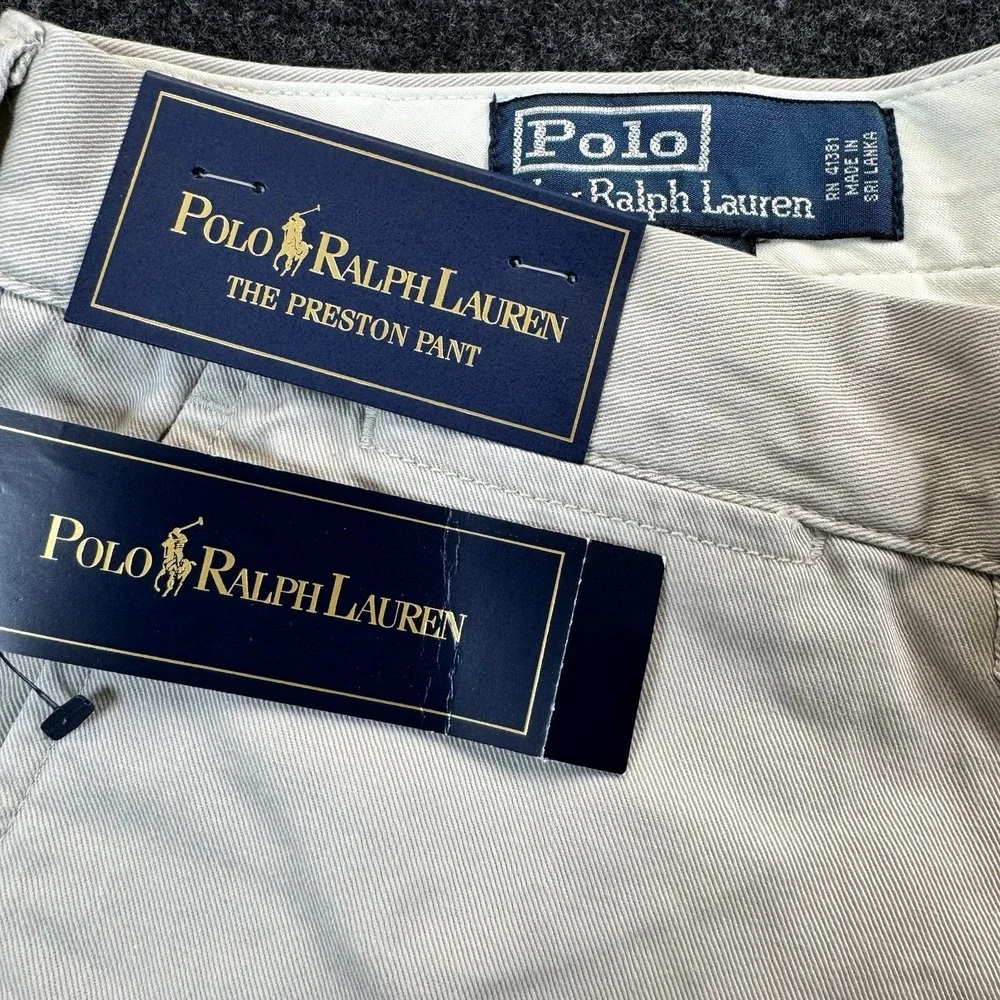 Polo Ralph Lauren Preston Men's Pants 100% Cotton NWT Size 40x28